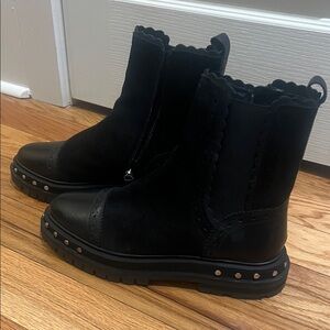 Free People Tate Chelsea Boot, black, 10, NWT